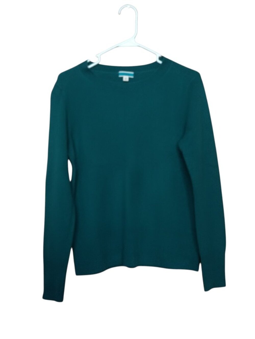 J. Crew 100% Cashmere Classic Fit Sweater BA400 Size XS Preppy Pullover Green